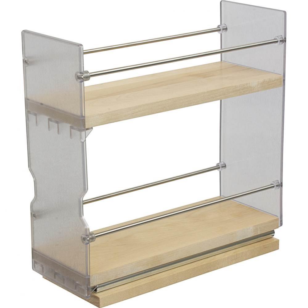 Spice Storage Pull-Out Rack 4''