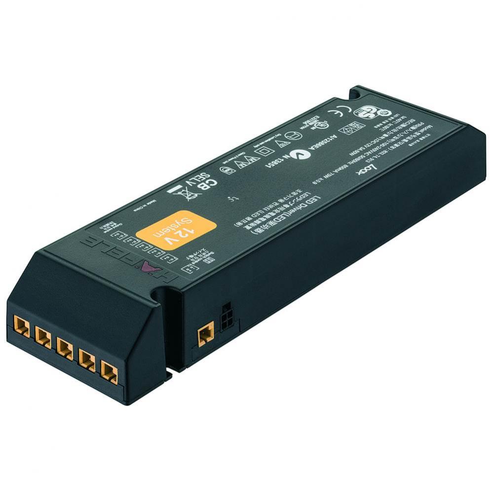 Led Driver W/Swt 100-240V/12V/60W/Blk