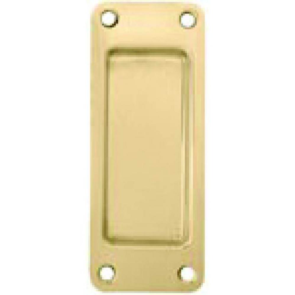 Flush Pull Brass Pol 46X116Mm