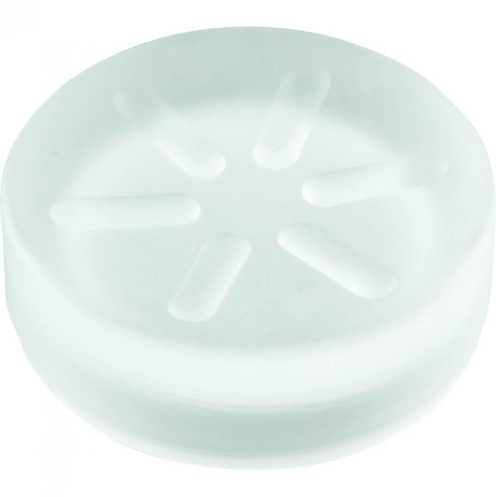 Soap Dish Insert Gl Sat Wh 74Mm Dia