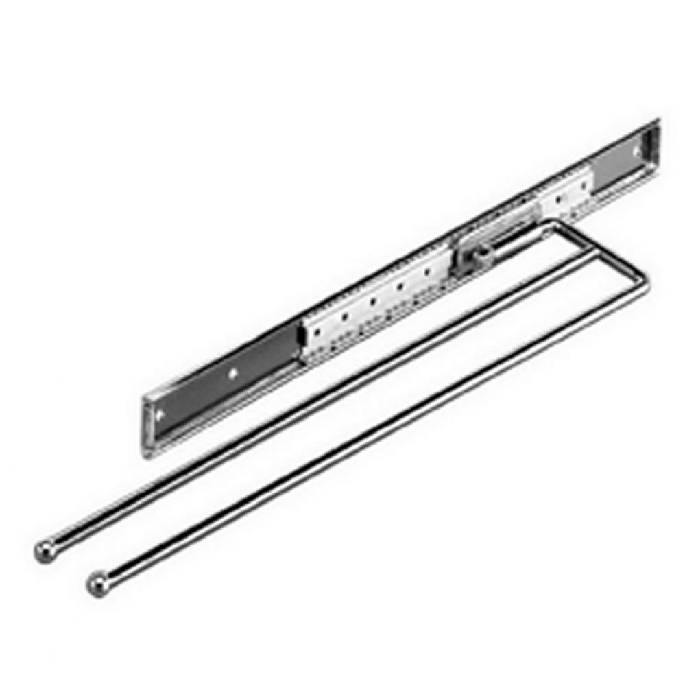 Towel/Tie Rack Chr 2 Arm