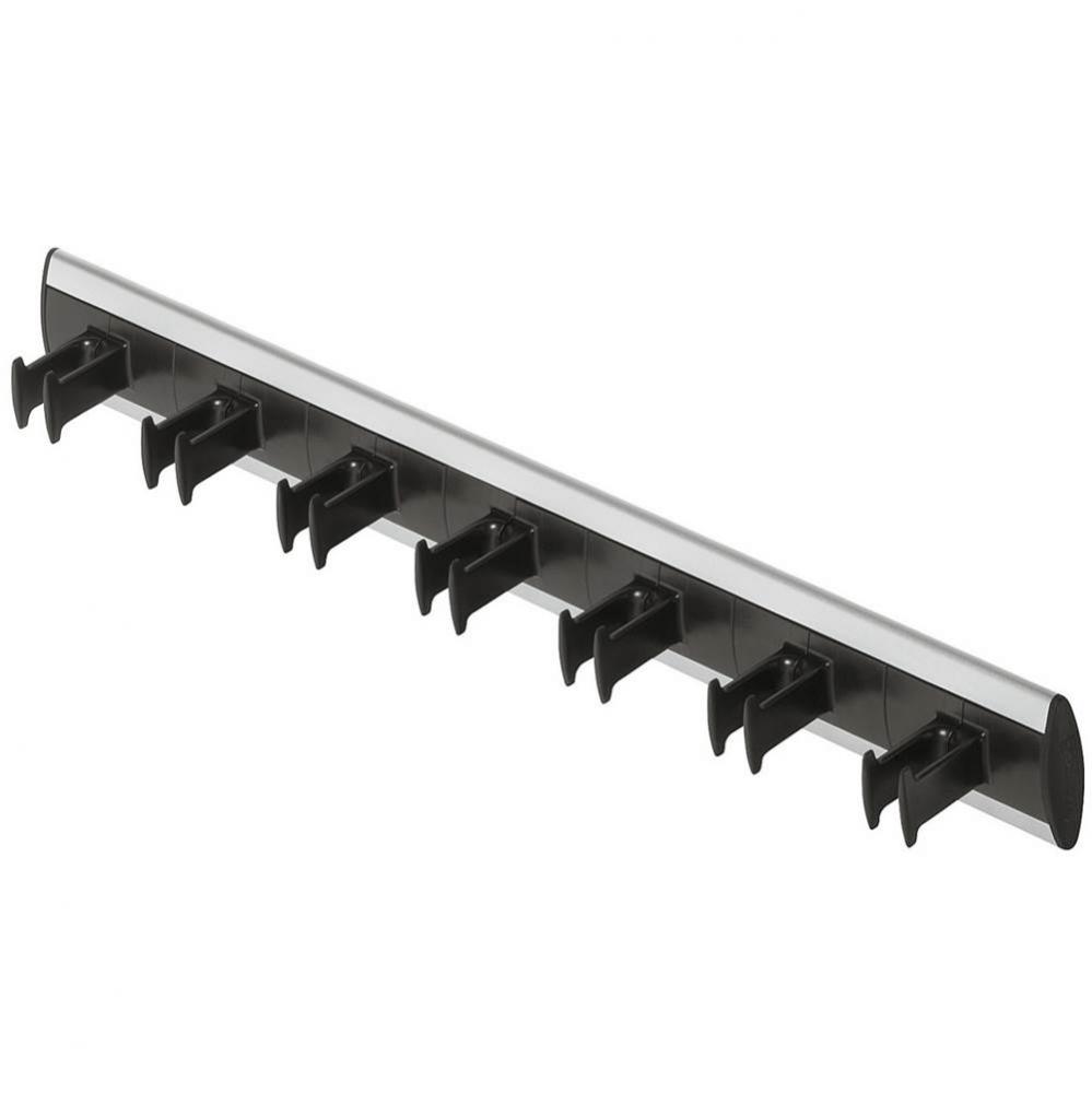 Belt Rack Alu/Pl Black 432X52X47 Mm