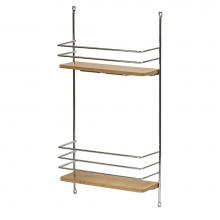 Hafele 543.17.201 - Door Rack Chrome/Birch, 11 1/4'' Ovl Bulk