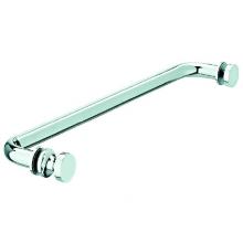 Hafele 981.53.282 - Pull Handle W/Knob F/6-12Mm Gl Brs Chrp