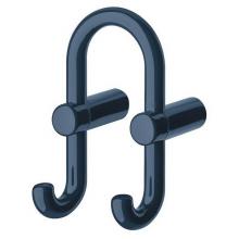 Hafele 842.84.050 - Wall Mtd Dbl Hook Pa Steel Blue 165X87Mm