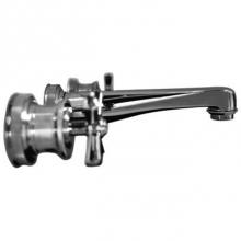 Harrington Brass Works 08-777T-08-GR2 - Windsor Wall Mounted Widespread Lavatory Faucet.Drain Not