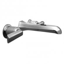 Harrington Brass Works 16-777T-16L-026 - Bradford Wall Mounted Widespread Lavatory Faucet.Drain Not