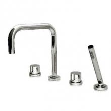 Harrington Brass Works 18-402-18N-026 - Toro Deck Tub Set W/ Diverter In Spout W/ Hand