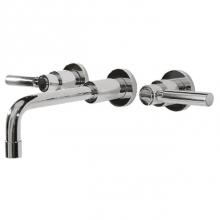 Harrington Brass Works 18-777T-18L-026 - Toro Wall Mounted Widespread Lavatory Faucet.Drain Not