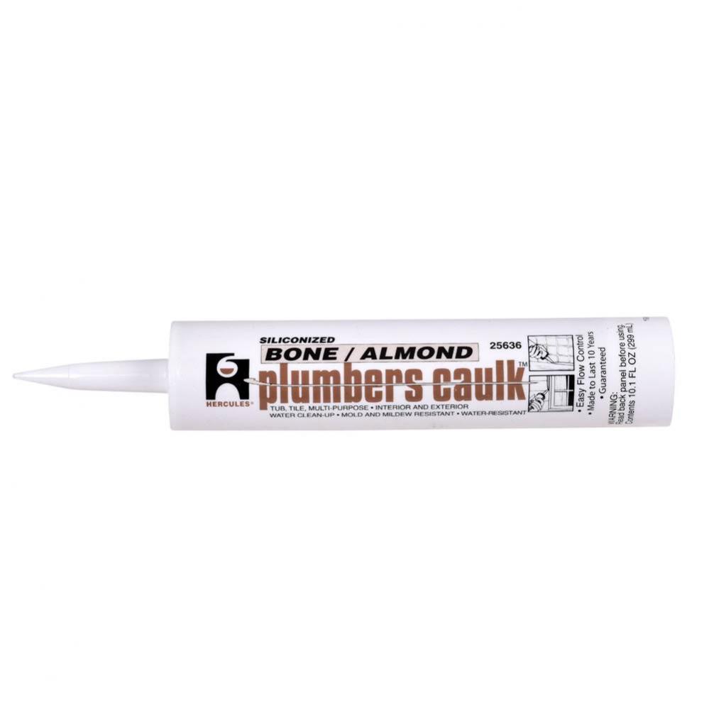 10.1 Fl Oz Plumbers Caulk-Bone