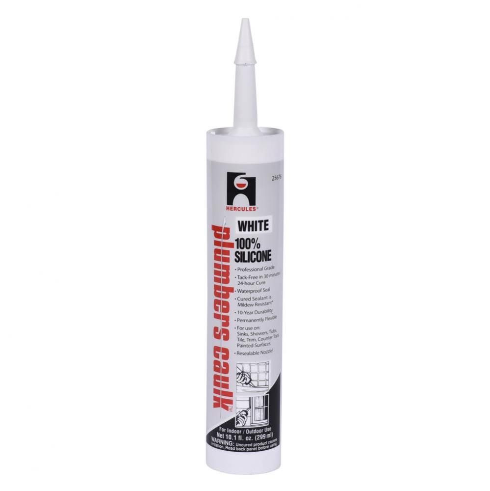 10.1 Fl Oz Silicone Caulk-White