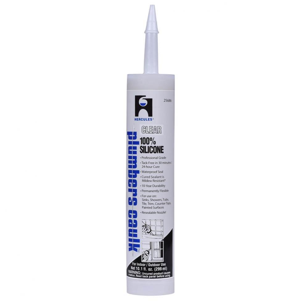 10.1 Fl Oz Silicone Caulk-Clear