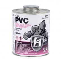 Hercules 60060 - 1 Qt Regular Body Clear Pvc Cement