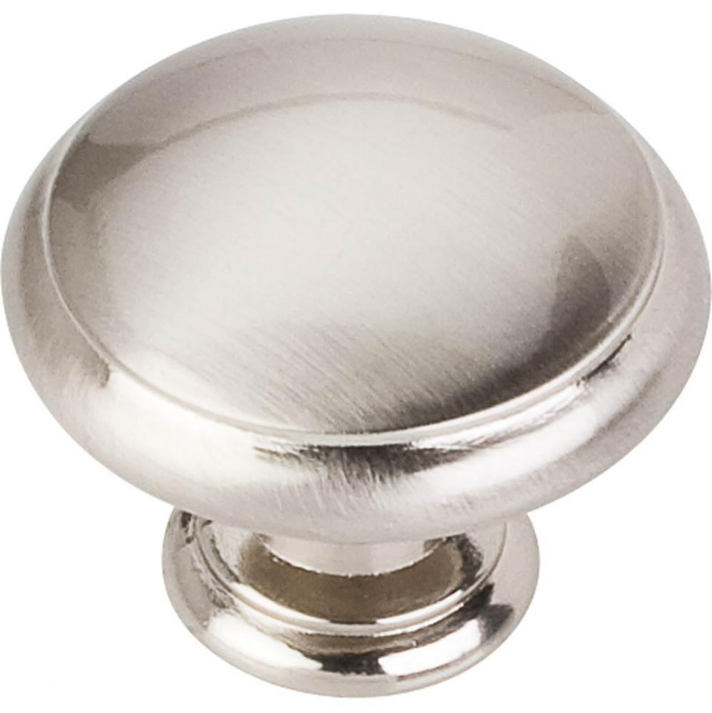 1-3/16'' Diameter Satin Nickel Gatsby Cabinet Mushroom Knob