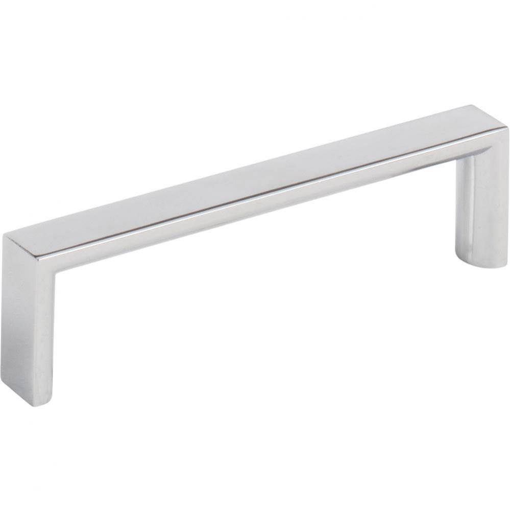 96 mm Center-to-Center Polished Chrome Walker 2 Cabinet Pull