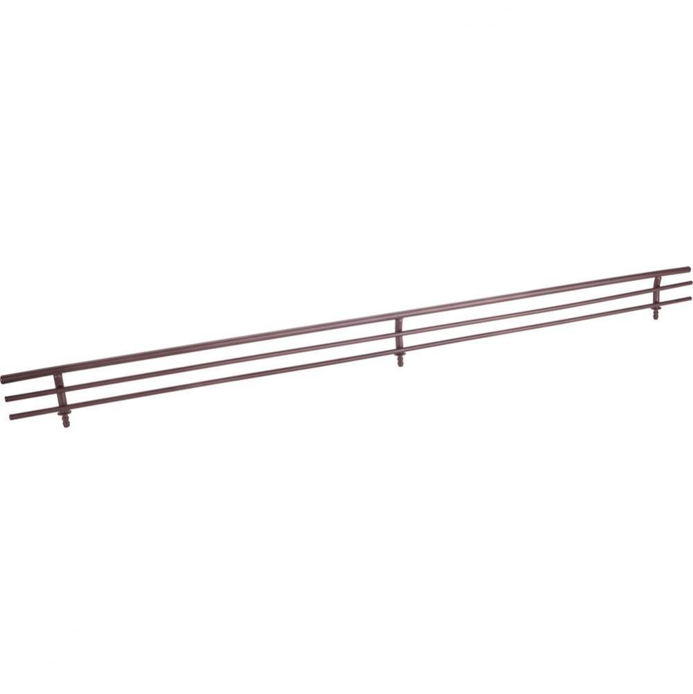 29'' Wide Dark Bronze Wire Shoe Fence for Shelving