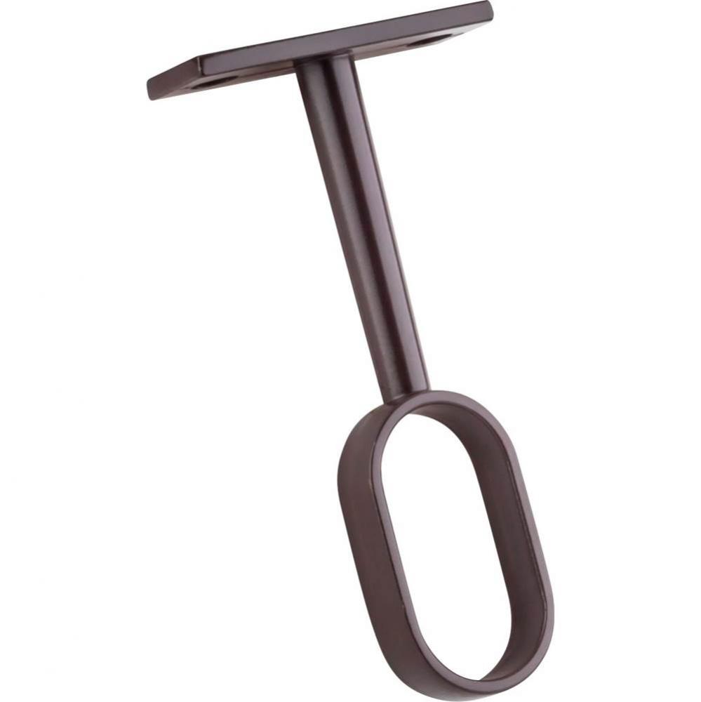 Dark Bronze Center Support Bracket for Oval Closet Rods