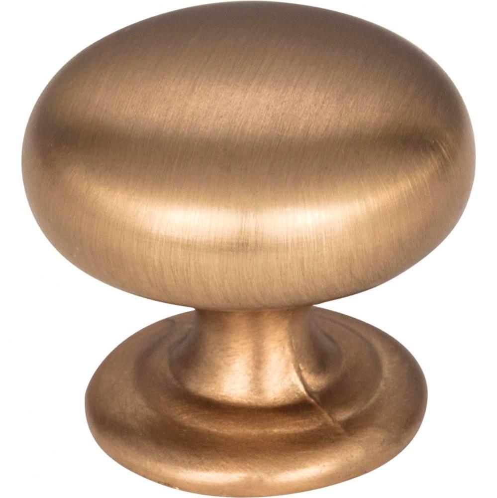 1-1/4'' Diameter Satin Bronze Florence Cabinet Mushroom Knob