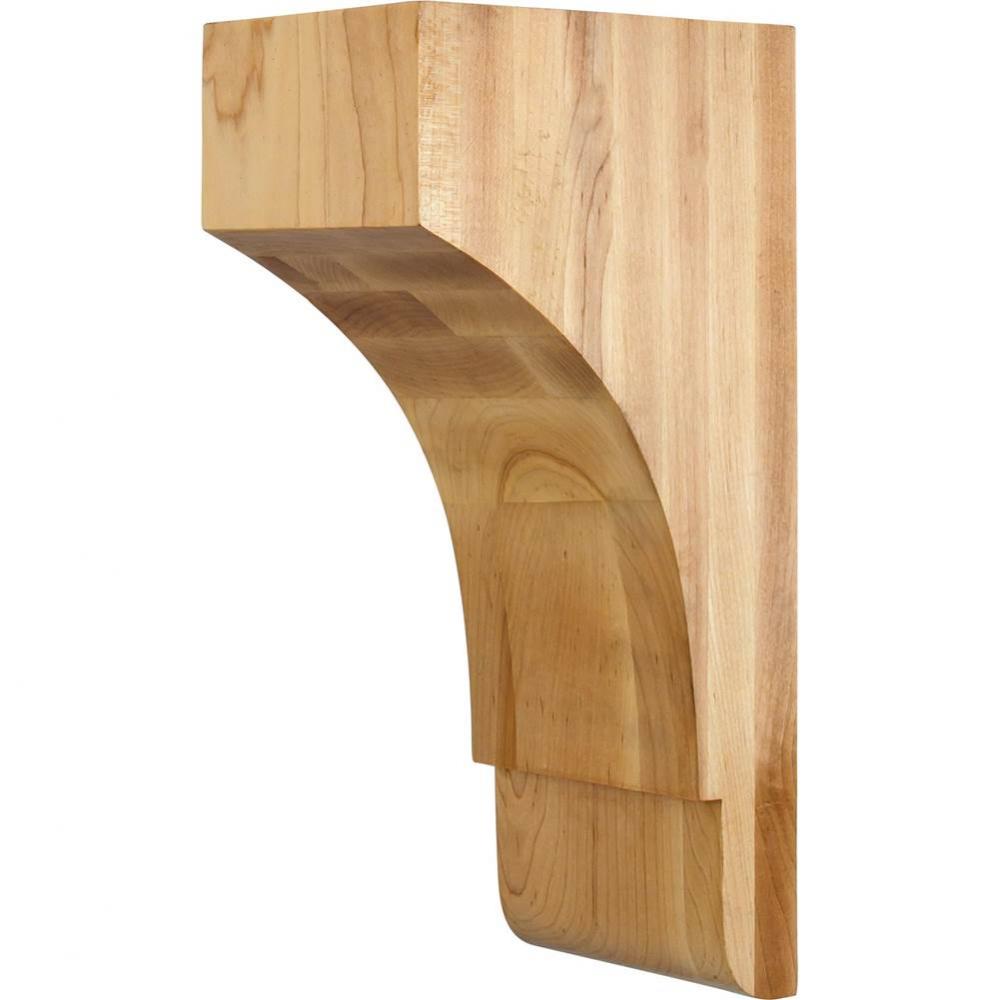 5'' W x 7'' D x 14'' H Hard Maple Minimalist Corbel