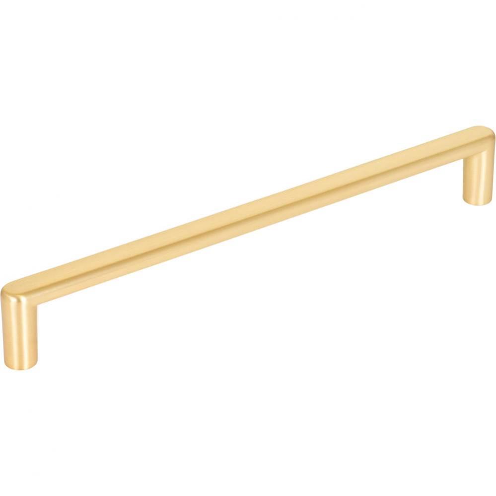 192 mm Center-to-Center Brushed Gold Gibson Cabinet Pull