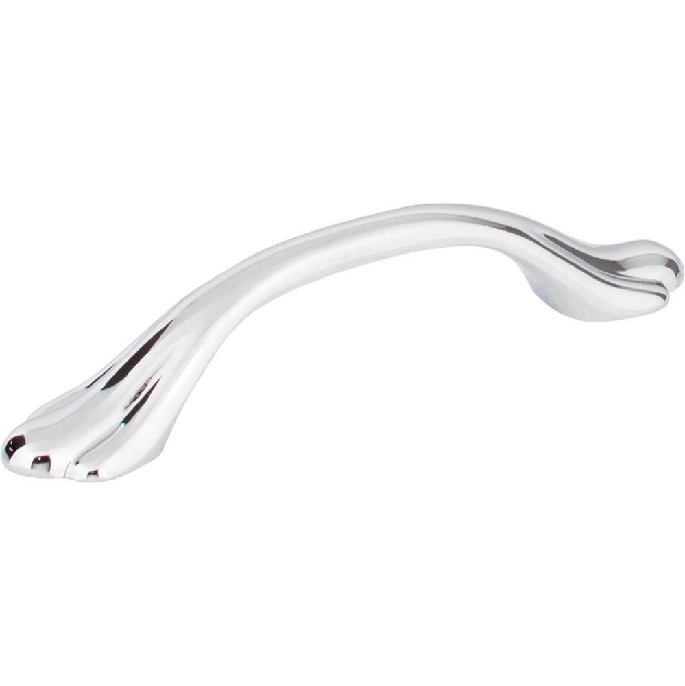 3'' Center-to-Center Polished Chrome Gatsby Cabinet Pull