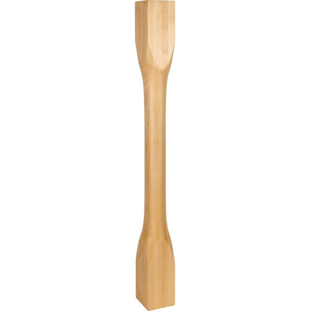 3-1/2'' W x 3-1/2'' D x 35-1/2'' H Alder Cathedral Turned Post
