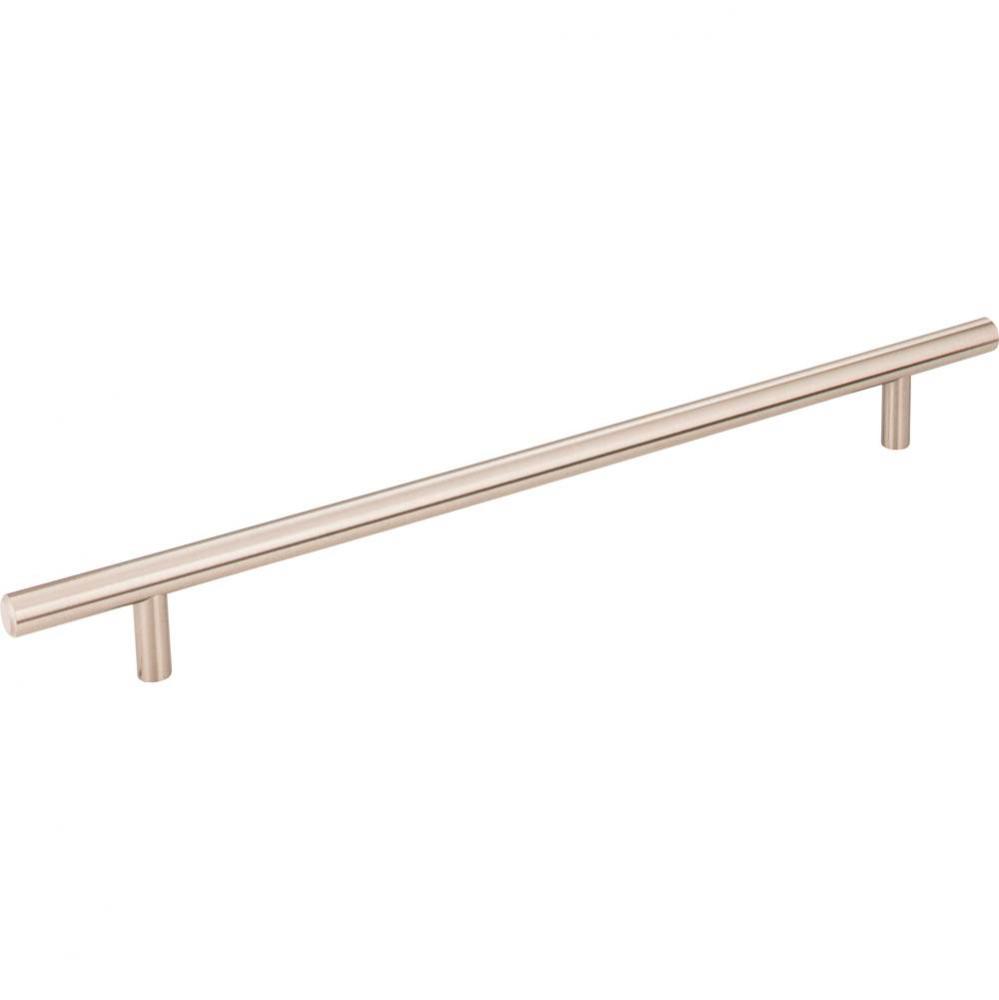 256 mm Center-to-Center Satin Nickel Naples Cabinet Bar Pull