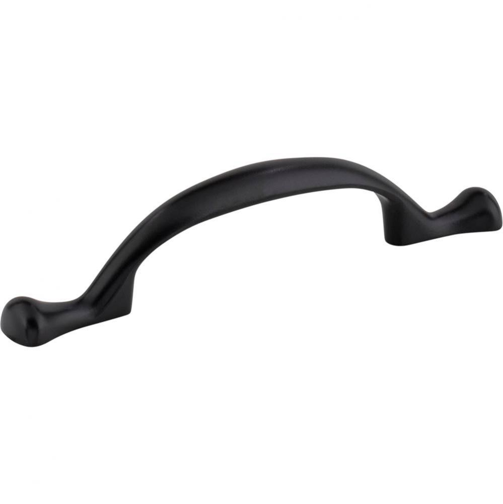 3'' Center-to-Center Matte Black Merryville Cabinet Pull