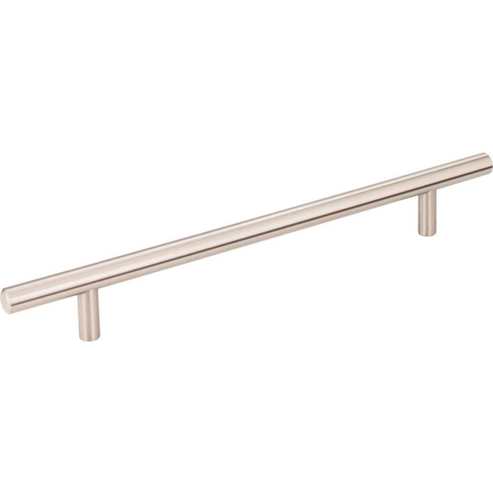 192 mm Center-to-Center Satin Nickel Naples Cabinet Bar Pull