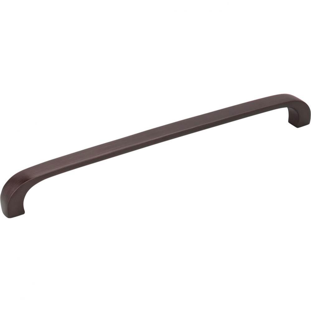 192 mm Center-to-Center Brushed Oil Rubbed Bronze Square Slade Cabinet Pull