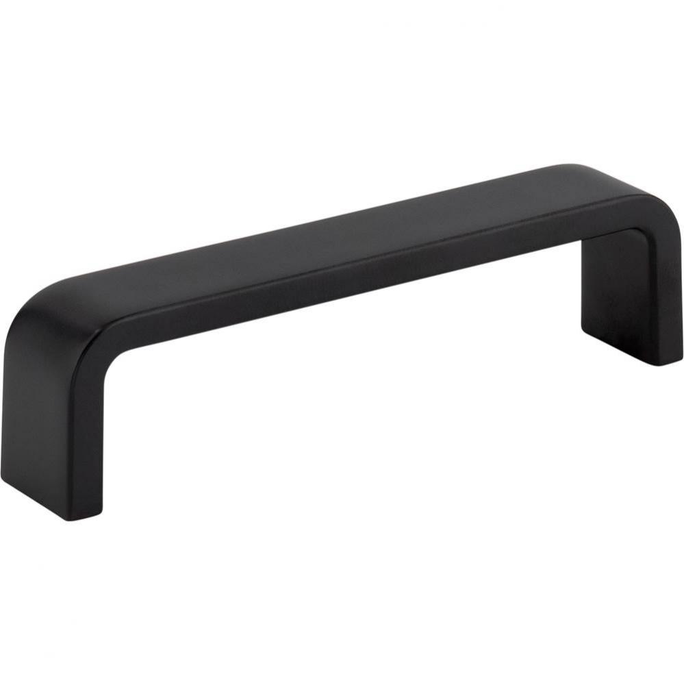 4'' Center-to-Center Matte Black Square Asher Cabinet Pull