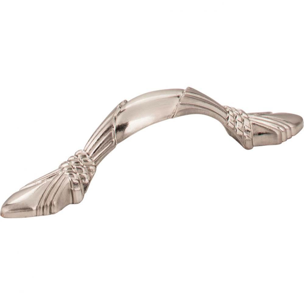 3'' Center-to-Center Satin Nickel Baroque Capri Cabinet Pull