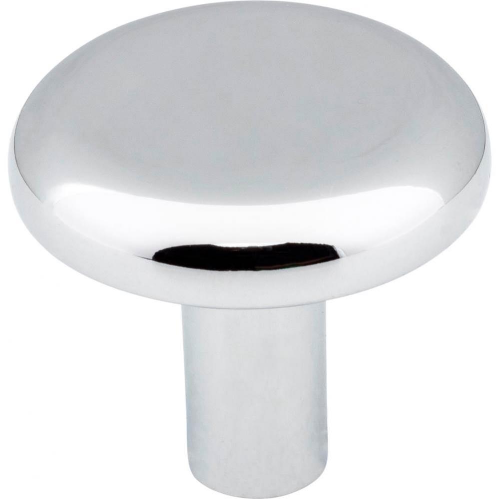 1-1/4'' Diameter Polished Chrome Round Seaver Cabinet Knob