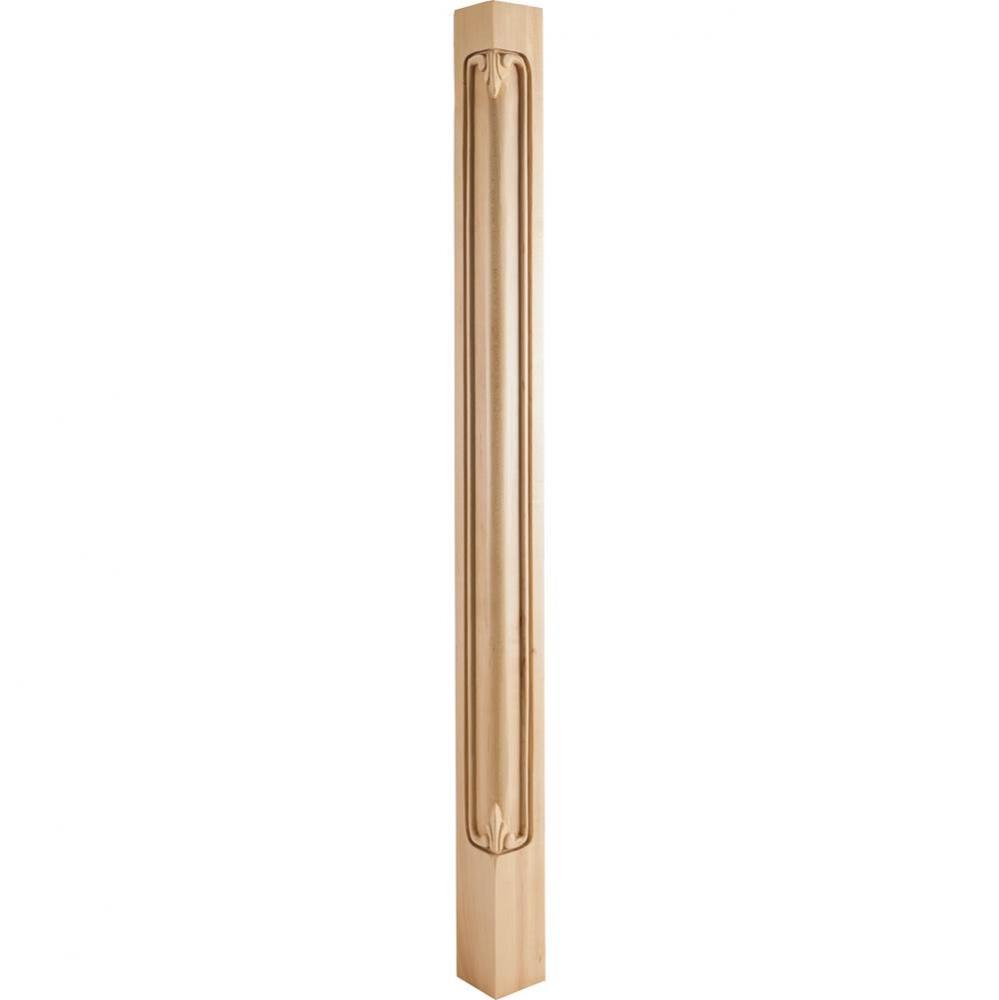 2-3/4'' W x 2-3/4'' D x 42'' H Alder Acanthus Corner Post