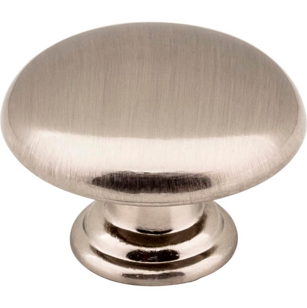 1-3/16'' Diameter Satin Nickel Gatsby Cabinet Mushroom Knob