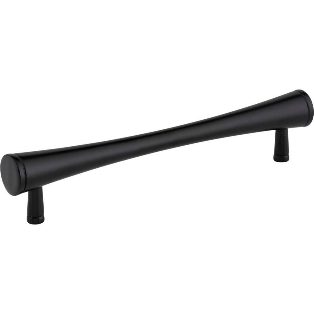 128 mm Center-to-Center Matte Black Sedona Cabinet Pull