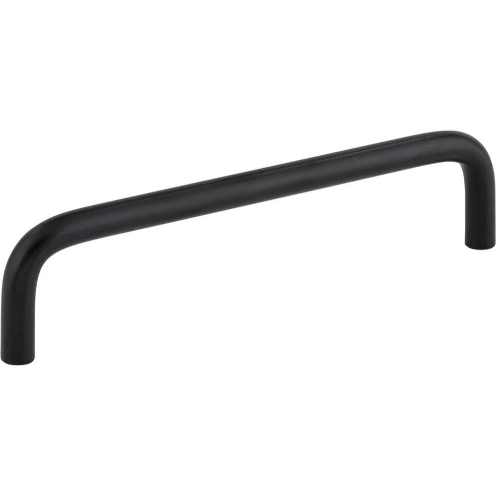 128 mm Center-to-Center Matte Black Torino Cabinet Wire Pull