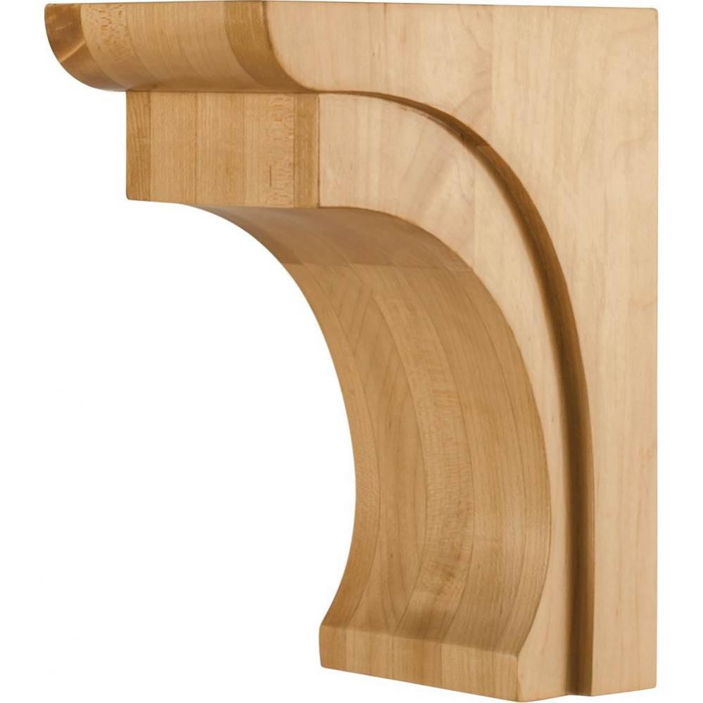 4'' W x 6'' D x 8'' H Hard Maple Cove Corbel