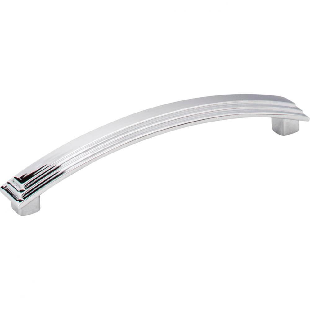 128 mm Center-to-Center Polished Chrome Arched Calloway Cabinet Pull