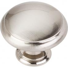 Hardware Resources 3940-SN - 1-3/16'' Diameter Satin Nickel Gatsby Cabinet Mushroom Knob