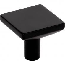 Hardware Resources 827MB - 1-1/4'' Overall Length Matte Black Walker 1 Square Knob