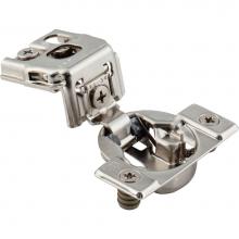 Hardware Resources 8394-2C - 105degree 1-1/4'' Overlay DURA-CLOSE Self-close Compact Hinge with 2 Cleats and Press-in