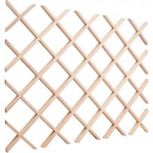 Hardware Resources WR36MP - 36'' H x 36'' W Maple Wine Bottle Lattice