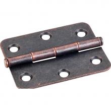 Hardware Resources 33529DACM - Dark Antique Copper Machined 2-1/2'' x 2'' Radius Butt Hinge