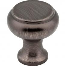 Hardware Resources 3898BNBDL - 1-3/16'' Diameter Brushed Pewter Button Westbury Cabinet Knob