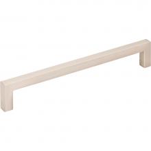 Hardware Resources 625-160SN - 160 mm Center-to-Center Satin Nickel Square Stanton Cabinet Bar Pull