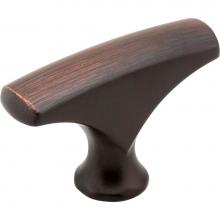 Hardware Resources 993DBAC - 1-5/8'' Overall Length Brushed Oil Rubbed Bronze Aiden Cabinet ''T''