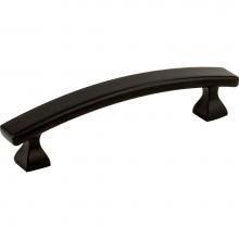 Hardware Resources 449-96MB - 96 mm Center-to-Center Matte Black Square Hadly Cabinet Pull