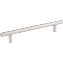 Hardware Resources 218SS - 160 mm Center-to-Center Hollow Matte Black Stainless Steel Naples Cabinet Bar Pull