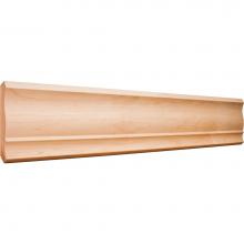 Hardware Resources SC14POP - 3/4'' D x 4-1/2'' H Poplar Standard Crown Moulding